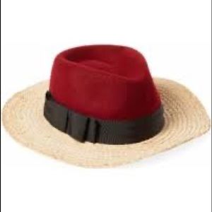 🌴SUMMER SALE🌴💯✔️Authentic Kate Spade Straw/Wool hat